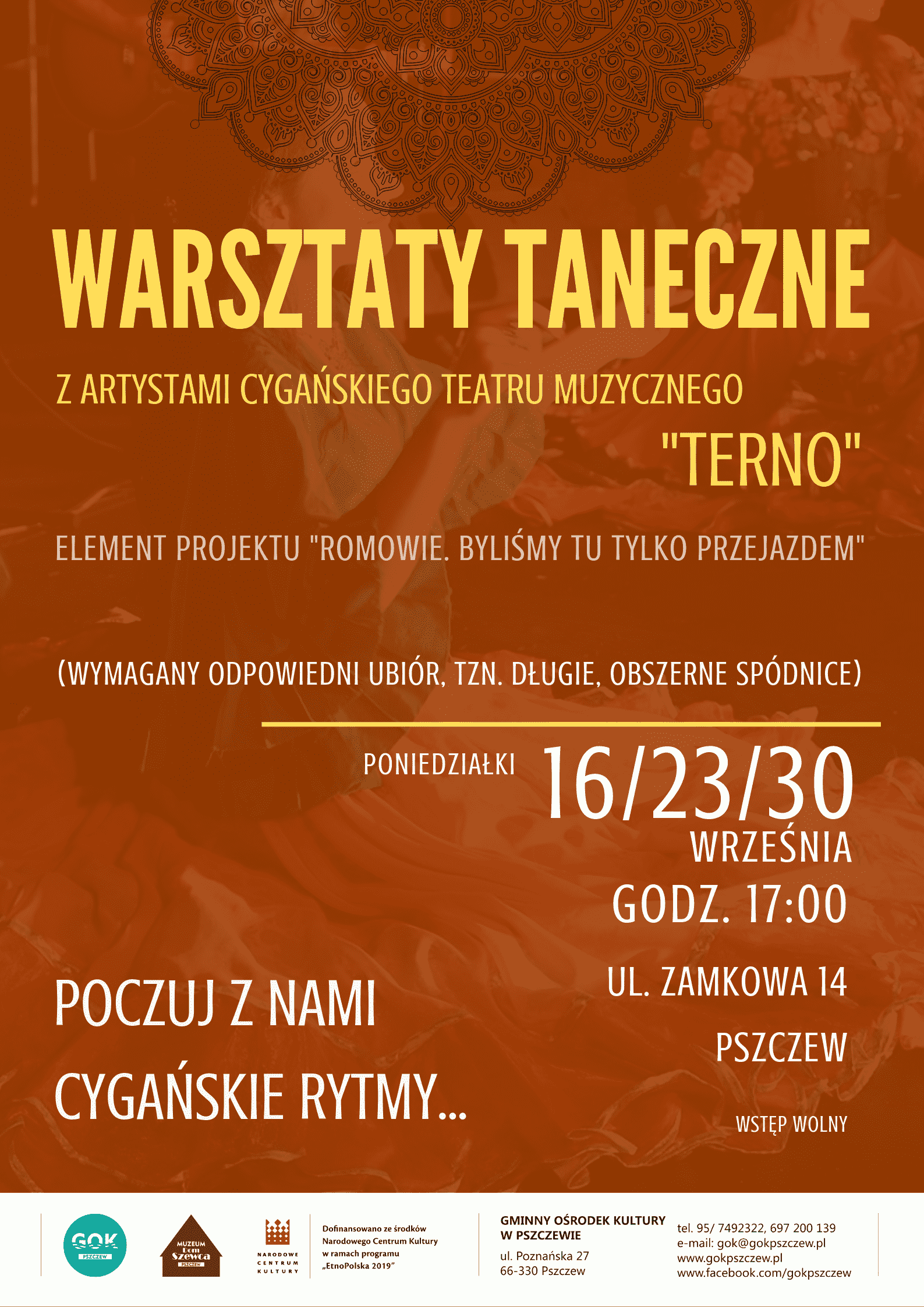 WARSZTATY Z TAŃCA CYGAŃSKIEGO PLAKAT optimized